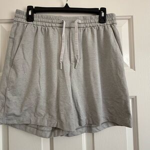 Lululemon Athletica Gray Athletic Shorts with Elastic Waistband